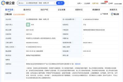 運(yùn)達(dá)股份于海南成立國際能源控股公司